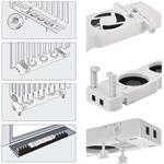 Emos P56PR1, ventilátor pod radiátor MONO, biely, (rozbalené)