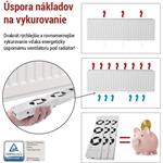 Emos P56PR1, ventilátor pod radiátor MONO, biely, (rozbalené)