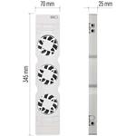 Emos P56PR1, ventilátor pod radiátor MONO, biely, (rozbalené)