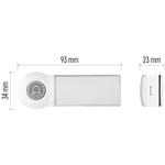 Emos P5723T, vonkajšie tlačidlo pre domový bezdrôtový zvonček