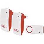 Emos P5750.2R, domový bezdrôtový zvonček bez batérie do zásuvky