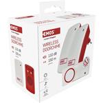 Emos P5750.2R, domový bezdrôtový zvonček bez batérie do zásuvky