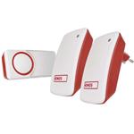 Emos P5750.2R, domový bezdrôtový zvonček bez batérie do zásuvky