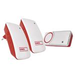 Emos P5750.2R, domový bezdrôtový zvonček bez batérie do zásuvky