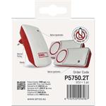 Emos P5750.2T, domový bezdrôtový zvonček bez batérie do zásuvky, s 2 tlačidlami