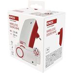 Emos P5750.2T, domový bezdrôtový zvonček bez batérie do zásuvky, s 2 tlačidlami