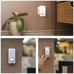 Emos P5750.2T, domový bezdrôtový zvonček bez batérie do zásuvky, s 2 tlačidlami