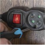 Emos PC1513, predlžovací kábel 3m, 5 zásuviek, s vypínačom, PVC, čierny