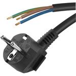 Emos S18312, flexo šnúra 2m, PVC, čierna, 3 x 1mm2