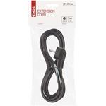 Emos S18313, flexo šnúra 3m, PVC, čierna, 3 x 1mm2