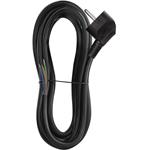 Emos S18323, flexo šnúra 3m, PVC, čierna, 3 x 1,5mm2