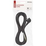 Emos S18325, flexo šnúra 5m, PVC, čierna, 3 x 1,5mm2