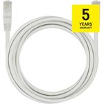 Emos S9123, patch kábel RJ45, cat5e, UTP, 2m, sivý