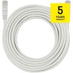 Emos S9126, patch kábel RJ45, cat5e, UTP, 10m, sivý