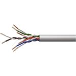 Emos S9136 kábel, cat. 5e, UTP drôt PVC Basic, 100m, sivý