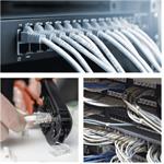 Emos S9136 kábel, cat. 5e, UTP drôt PVC Basic, 100m, sivý