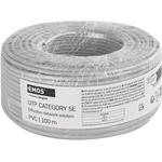 Emos S9137 kábel, cat. 5e, UTP drôt PVC CCA, 100m, sivý