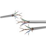 Emos S9137 kábel, cat. 5e, UTP drôt PVC CCA, 100m, sivý