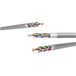 Emos S9223 kábel, cat. 5e, FTP drôt, 100m, sivý