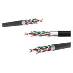 Emos S9224 kábel, cat. 5e, FTP drôt, outdoor, 100m, čierny