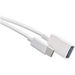 Emos SM7054, dátový OTG kábel USB-A 3.0 / USB-C 3.0 s funkciou redukcie, 15 cm, biely