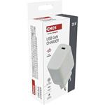 Emos V01G20, univerzálny USB-C adaptér GaN do siete PD 20 W max.