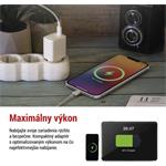 Emos V01G20, univerzálny USB-C adaptér GaN do siete PD 20 W max.