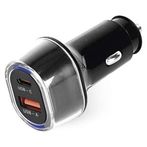 Emos V02C48, USB adaptér do auta PD/QC 48 W