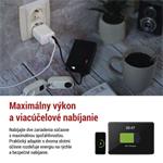 Emos V02G20, univerzálny USB-A a USB-C adaptér GaN do siete PD 20 W max.