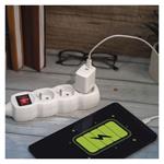 Emos V03G35, univerzálny USB-C adaptér GaN do siete PD 35 W max.