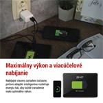 Emos V03G35, univerzálny USB-C adaptér GaN do siete PD 35 W max.