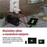 Emos V04G45, univerzálny USB adaptér GaN do siete PD 45 W max.