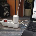Emos V04G45, univerzálny USB adaptér GaN do siete PD 45 W max.