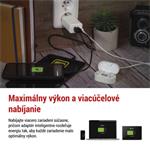 Emos V05G65, univerzálny USB adaptér GaN do siete PD 65 W max.