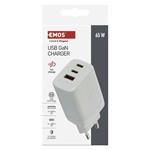 Emos V05G65, univerzálny USB adaptér GaN do siete PD 65 W max.