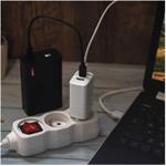 Emos V05G65, univerzálny USB adaptér GaN do siete PD 65 W max.