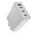 Emos V06G120, univerzálny USB-A a USB-C adaptér GaN do siete PD 120 W max.