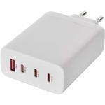 Emos V06G120, univerzálny USB-A a USB-C adaptér GaN do siete PD 120 W max.