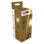 Emos Z57032, LED žiarovka Vintage ST64, E27, 4,5 W (40 W), 420 lm, teplá biela