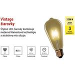 Emos Z57032 Vintage, LED žiarovka ST64, E27, 4,5 W (40 W), 420 lm, teplá biela