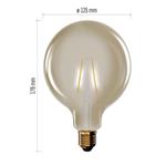 Emos Z58032, LED žiarovka Vintage G125, E27, 4,5 W (40 W), 420 lm, teplá biela