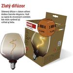 Emos Z59G01, LED žiarovka DECO S123, E27, 4 W (16 W), 150 lm, flame