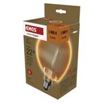Emos Z5BO11, LED žiarovka DECO G130OA, E27, 4 W (22 W), 220 lm, flame