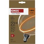 Emos Z5CS11, LED žiarovka DECO G130SRA, E27, 4 W (22 W), 220 lm, flame