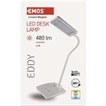 Emos Z7599W, LED stolná lampa Eddy biela