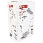 Emos Z7599W, LED stolná lampa Eddy biela