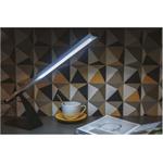 Emos Z7608S, LED stolná lampa Lenny, strieborná