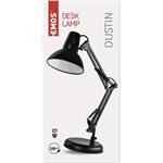 Emos Z7612B Dustin, stolná lampa, čierna