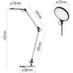 Emos Z7615, LED stolná lampa Karen, čierna