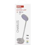 Emos Z7628W CHARLES, LED stolná lampa, biela